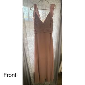 Empire V-neck chiffon Bridesmaid Dress